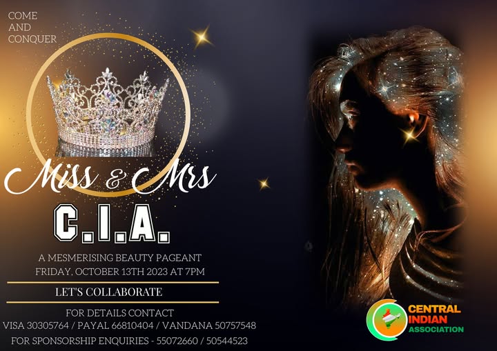 Miss & Mrs CIA Pageant poster