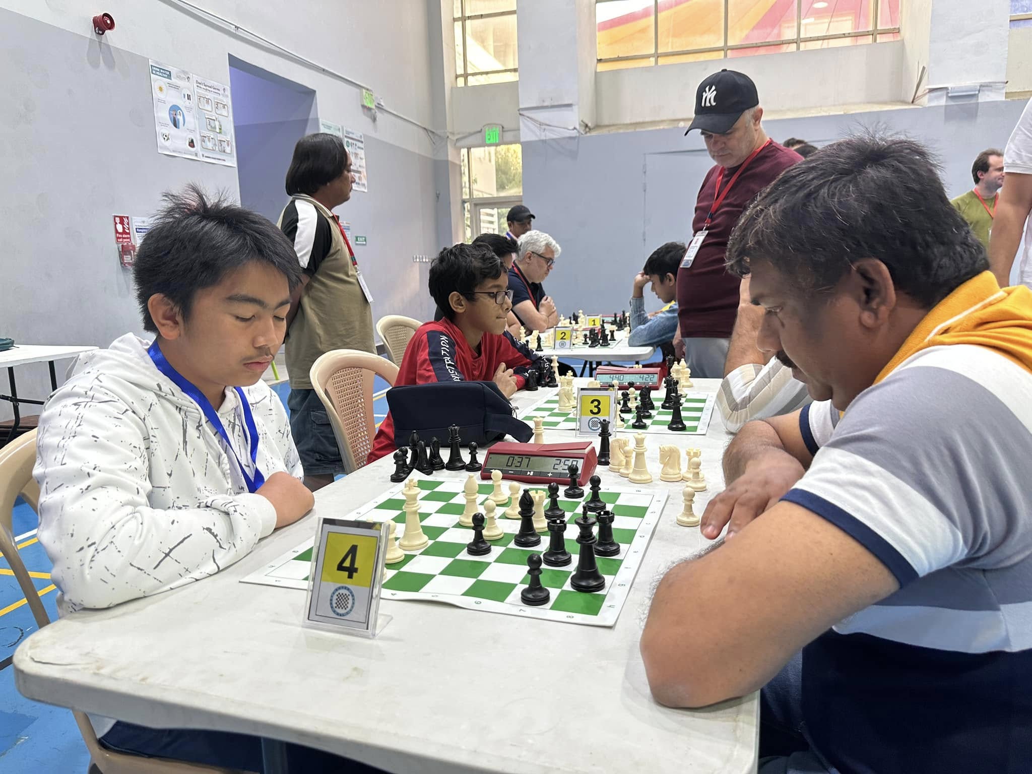 CIA Chess trophy presentation