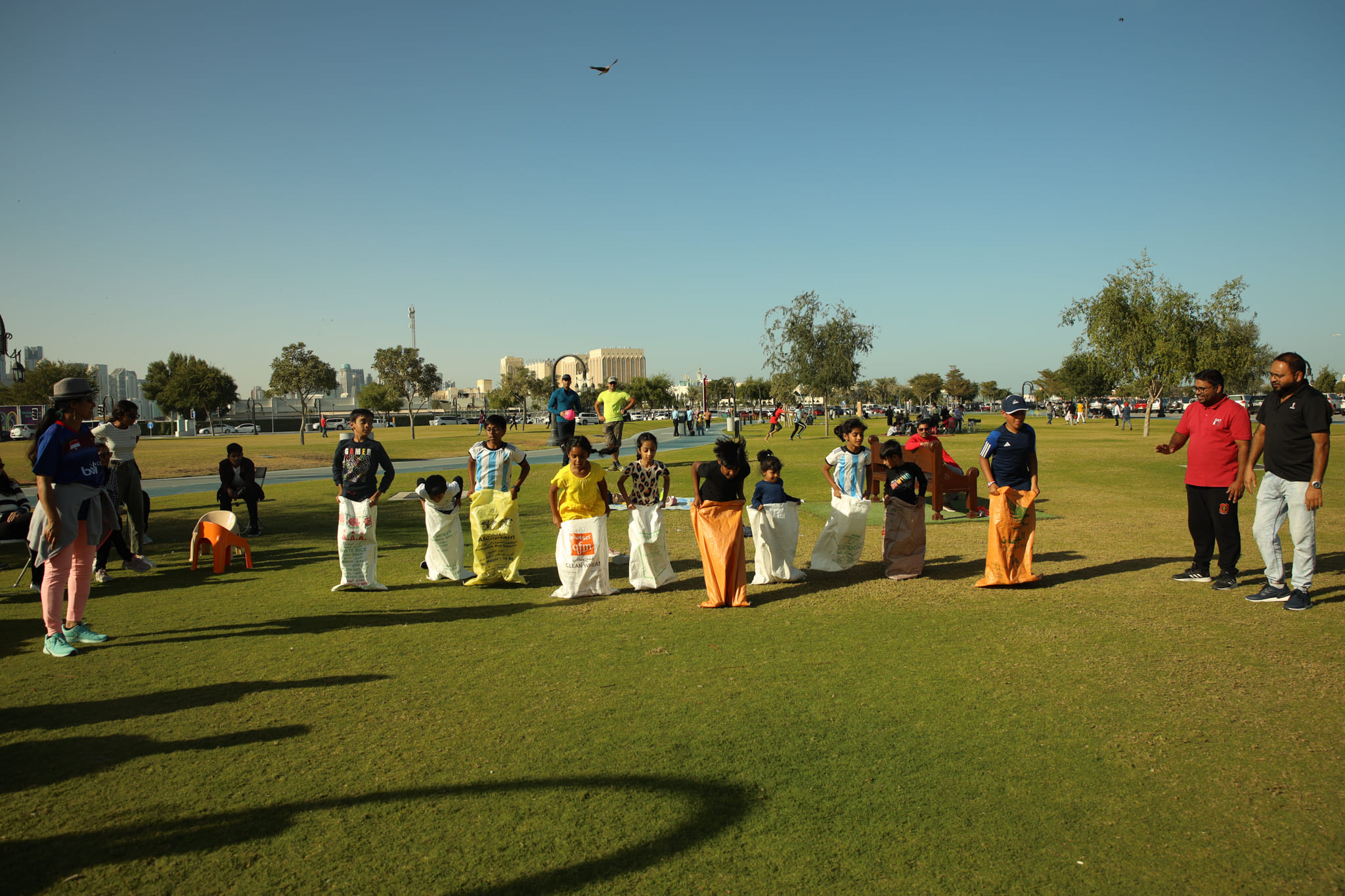 CIA Sports Day sack race